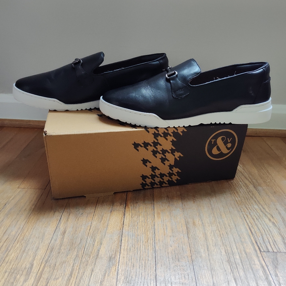 Genuine leather loafers Thomas & Vine size 13